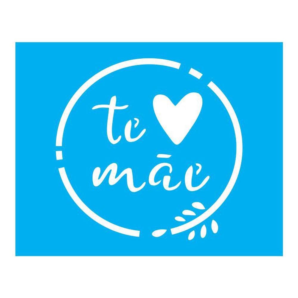 Stencil Tamako Te Amo Mãe - 20X25Cm - Ref B235