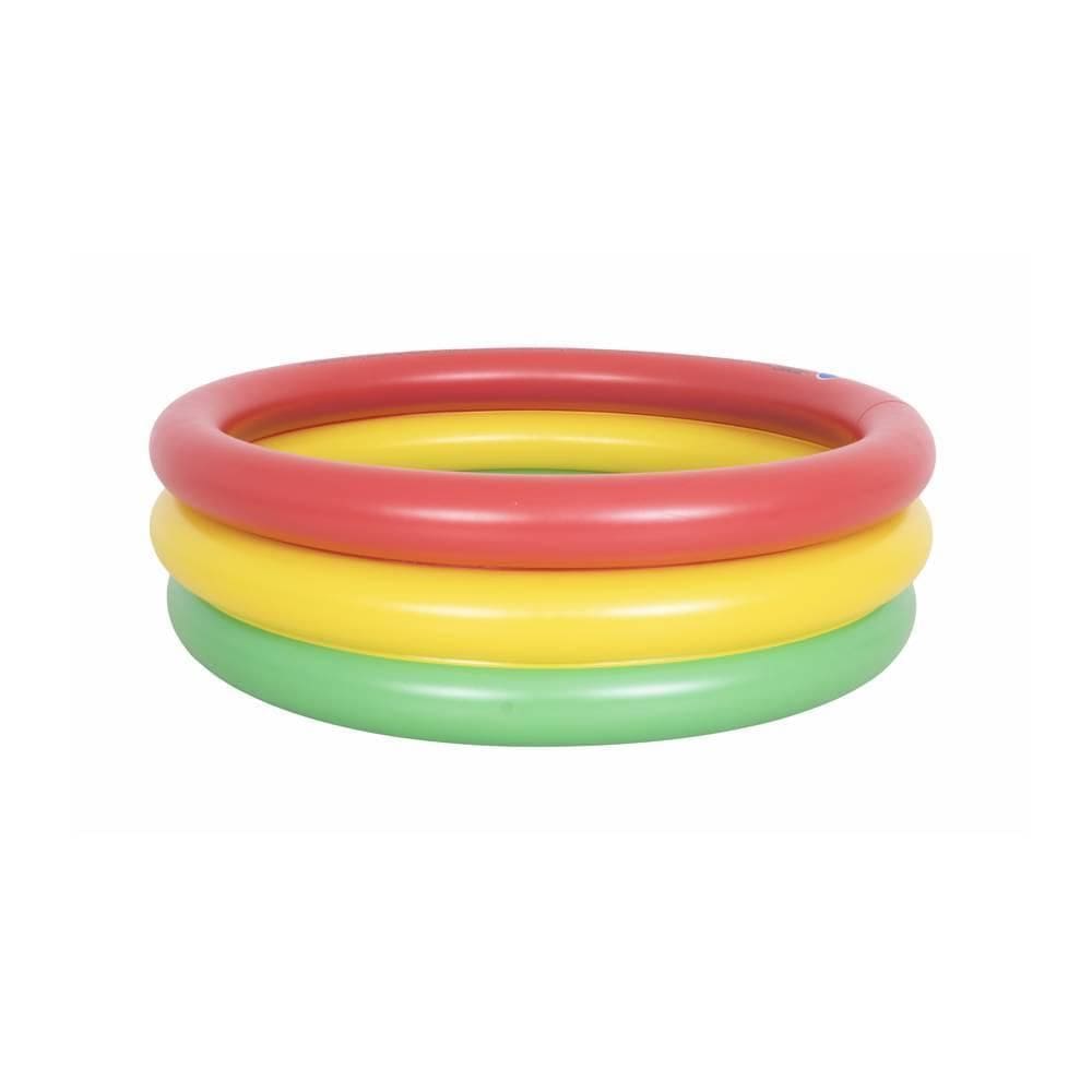 Piscina Infantil Colorida 3 Aneis 24Cm - 51350