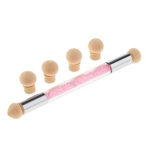 Pincel Esponja Para Decoração Em Unhas Com Refil