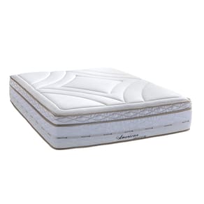 Colchão Casal Meca American Maxspring D28 com Mola 138x188 Branco - Herval