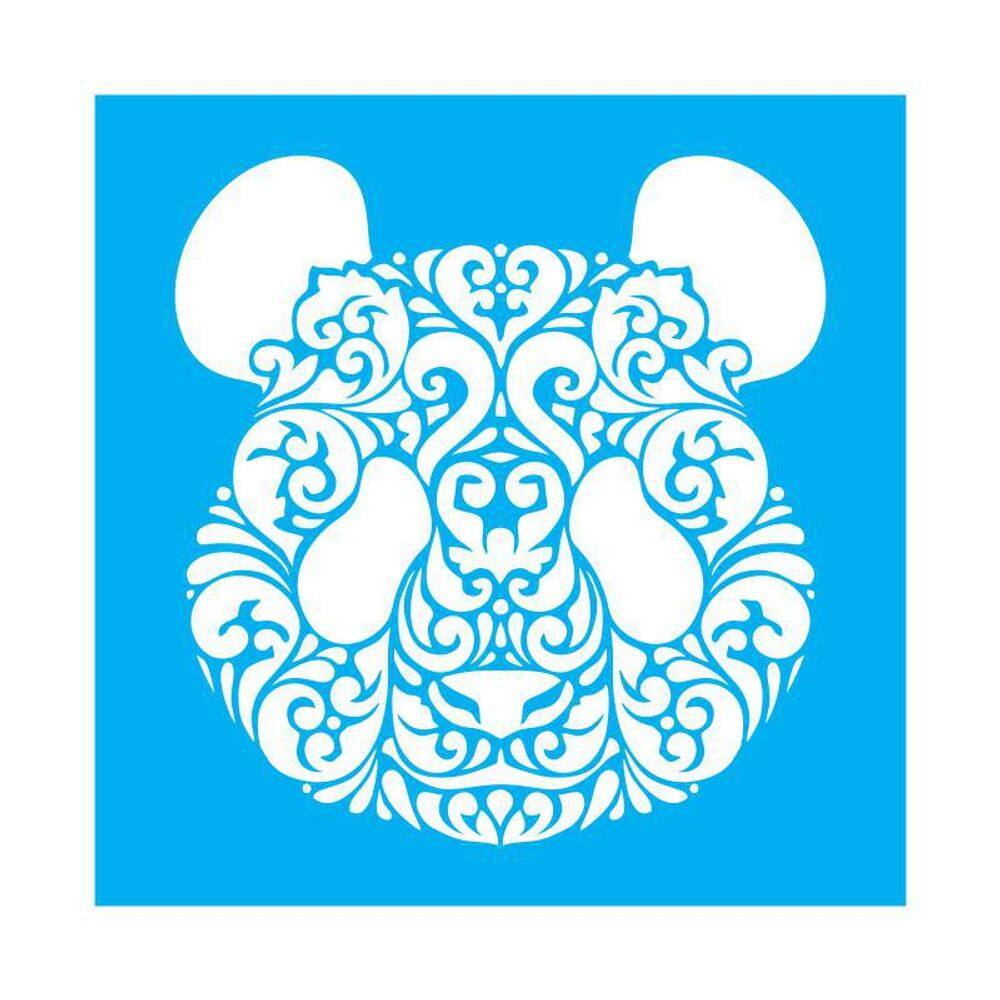 Stencil Tamako Panda - 30X30Cm - Ref 9637