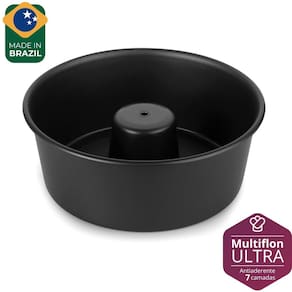 Forma Antiaderente de Alumínio com Cone para Bolos 20cm - Multiflon
