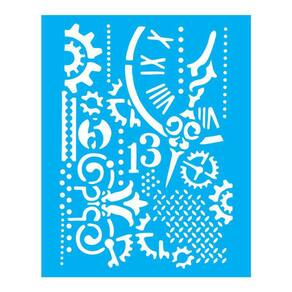 Stencil Tamako Engrenagem - 20X25Cm - Ref B936