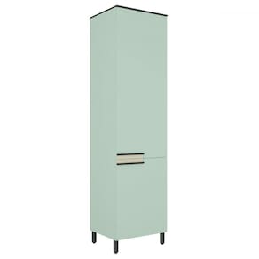 Paneleiro 2 Portas 5 Prateleiras Verde Bali - édez