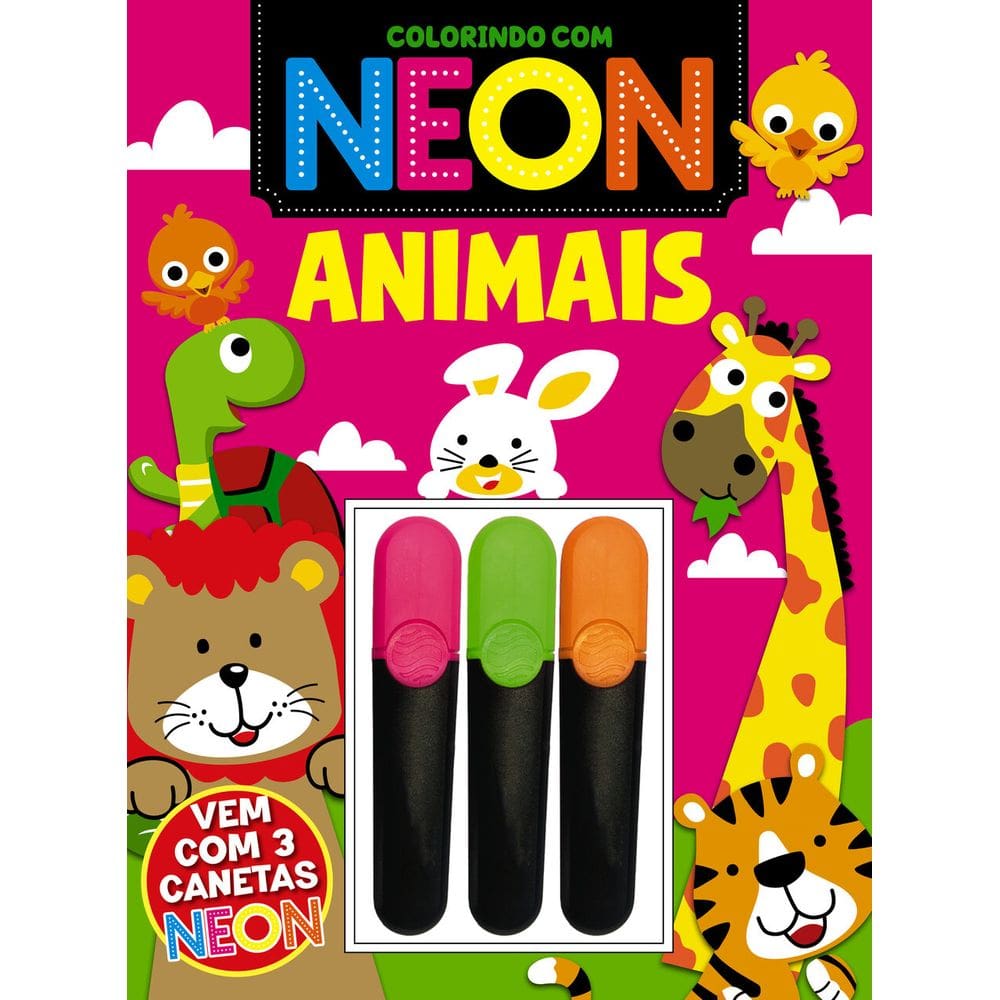 Colorindo com Neon Animais