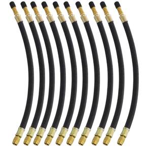 10 Prolongador Extensão Flexível Borracha 270Mm Bico De Roda