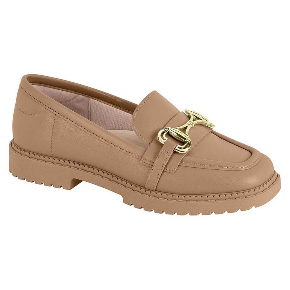 Mocassim Feminino Moleca Tratorado Calce Fácil 5823.101