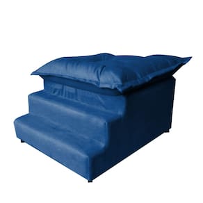 Escada Nick Sofá Cama Pets Cães Gatos Ossinho Marinho