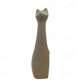 Escultura Decorativa Gato em Cerâmica 30cm 17983G Mart