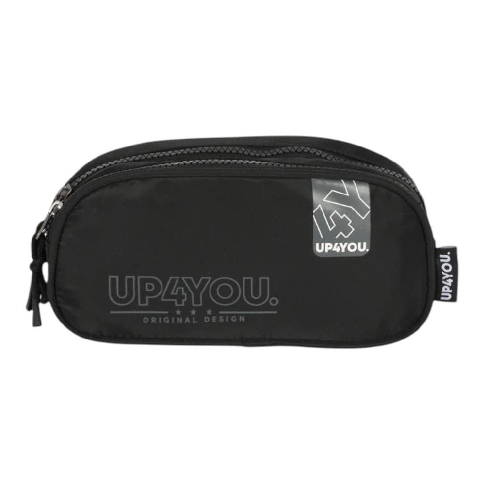 Estojo Escolar Duplo Preto Up4You