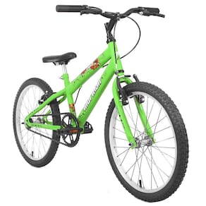 Bicicleta Mormaii Aro 20 MTB Masculina 1V V-Brake Verde Kawasaki