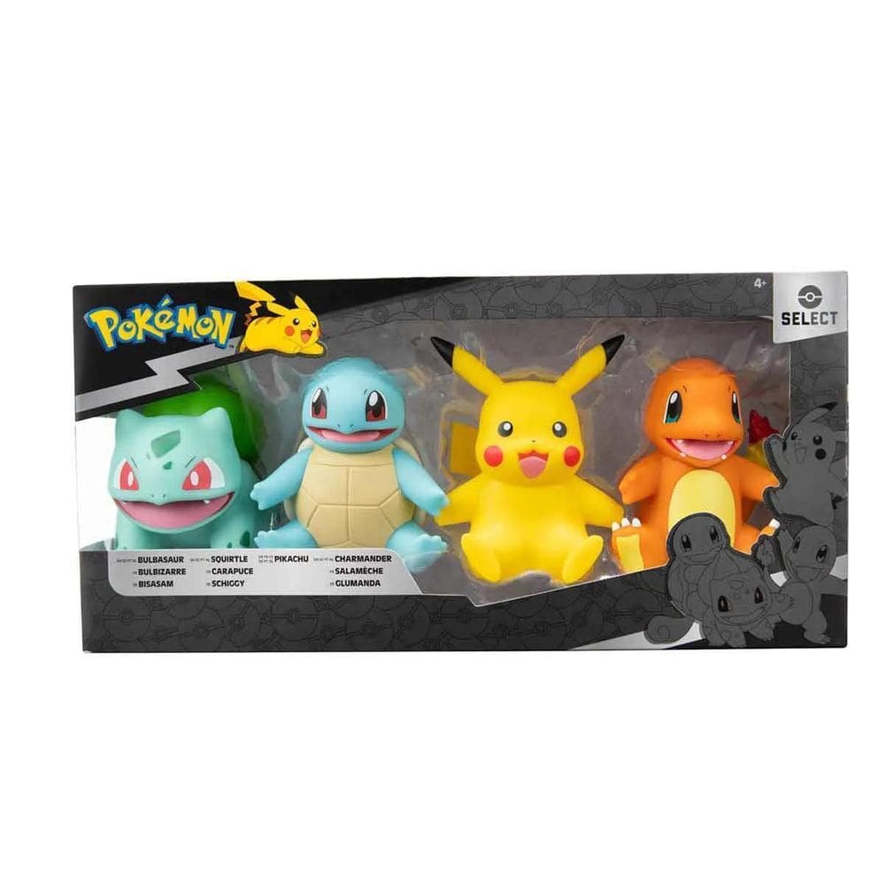 Pokémon Pikachu, Charmander, Squirtle E Bulbassauro 4331