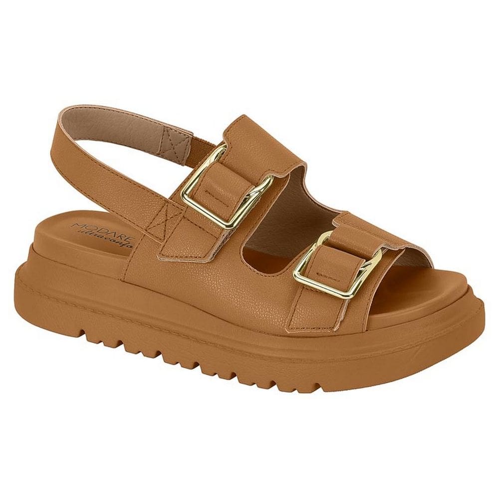 Sandalia Confortável Modare Feminina Flat Fivela 7200.102
