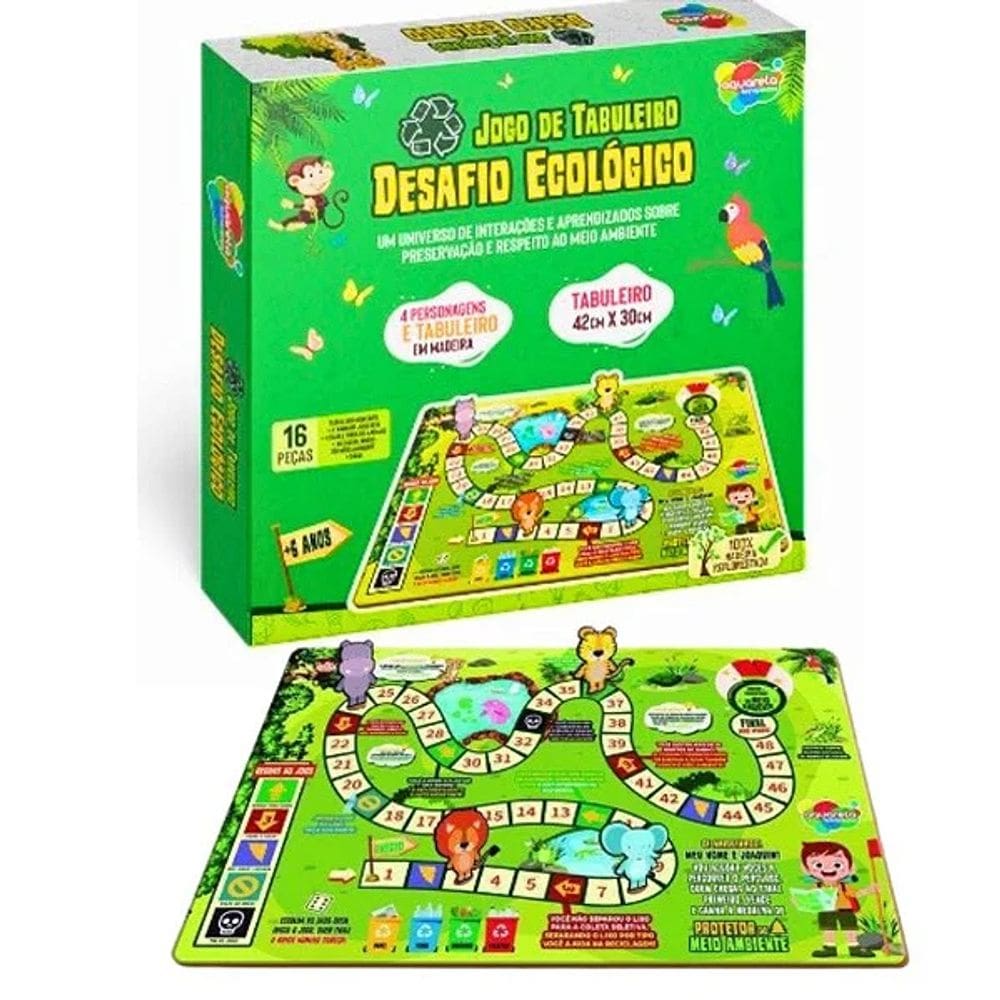 Desafio Ecológico - Jogo De Tabuleiro