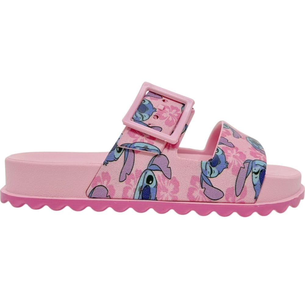 Chinelo Birken Infantil Menina Casual Dia a Dia Slide Calce Fácil Stitch Summer Grendene Kids 23198