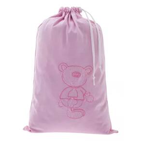 Acessorios - Saco Impermeavel Urso Rosa Bebe