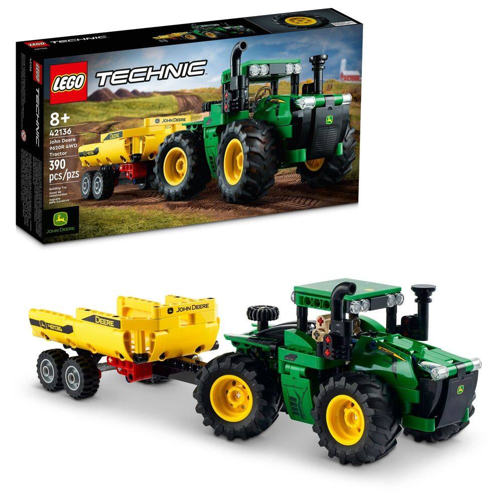 Conjunto de construção de brinquedos LEGO Technic John Deere 9620R Tractor 42136
