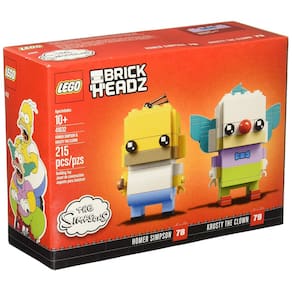 Brinquedo de construção LEGO BrickHeadz Homer Simpson & Krusty 41632