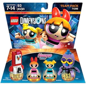 Pacote de equipe Toy LEGO Dimensions Powerpuff Girls