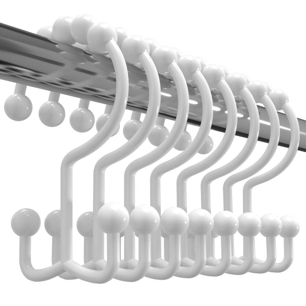 Ganchos para cortinas de chuveiro Utopia Bedding Double Glide Roller