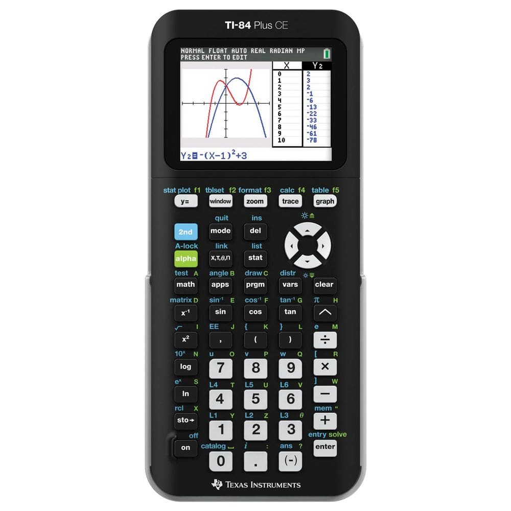 Calculadora gráfica Texas Instruments TI-84 PLUS CE Black