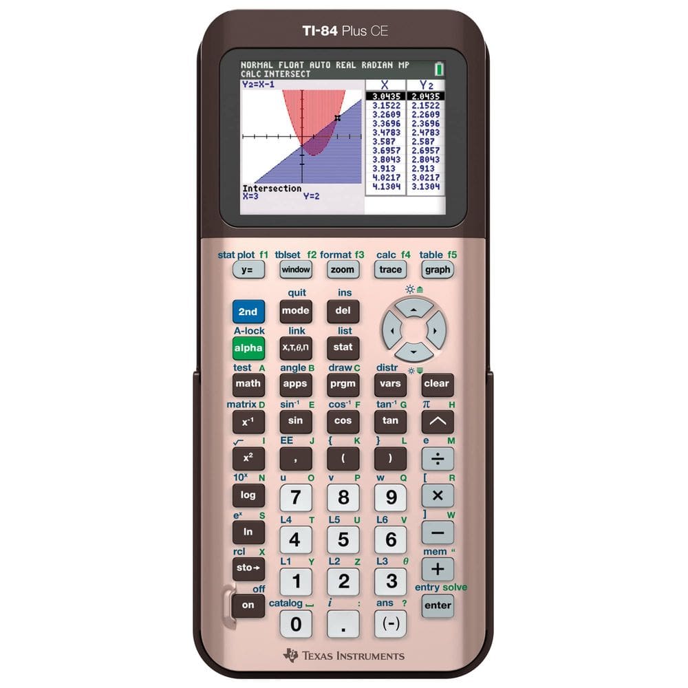Calculadora gráfica Texas Instruments TI-84 Plus CE Rose Gold