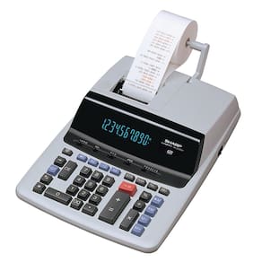 Calculadora de impressão Sharp VX-2652H tamanho de desktop de 12 dígitos