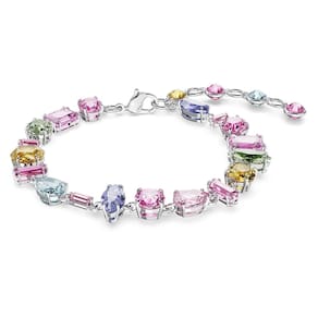 Pulseira Swarovski Gema Soft com cristais multicoloridos