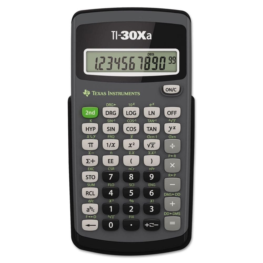 Calculadora científica Texas Instruments Ti-30Xa LCD de 10 dígitos
