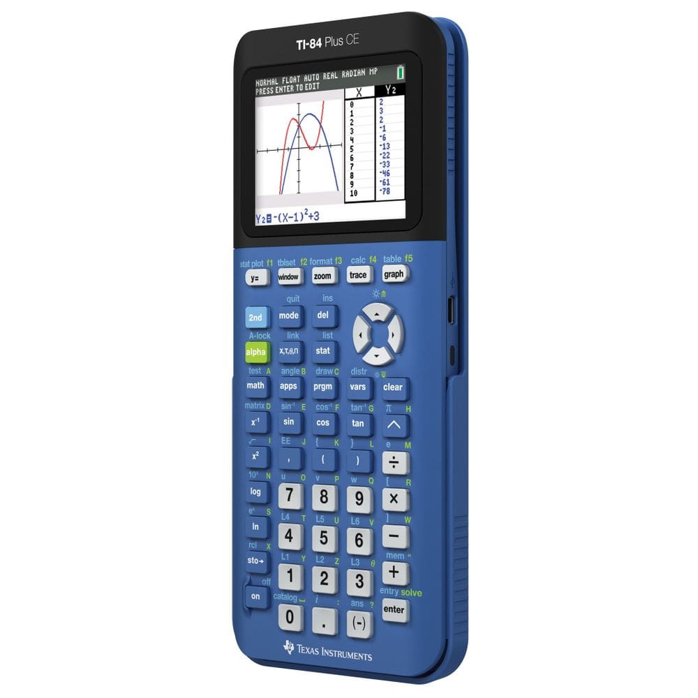 Calculadora gráfica Texas Instruments TI-84 Plus CE Blueberry