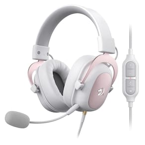 Fone de ouvido para jogos Redragon H510 Zeus White 7.1 Surround Sound