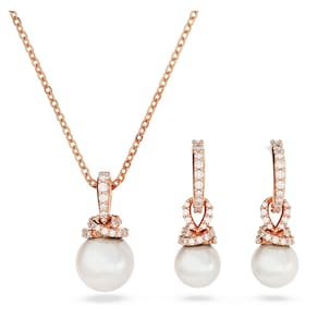 Conjunto de joias Swarovski Originally, brinco e colar