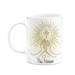 Caneca Religiosa Orações - Pai nosso - 325ml