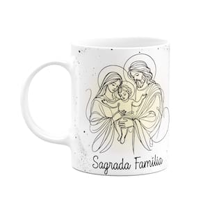 Caneca Religiosa Orações - Sagrada Família - 325ml