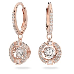 Brincos Swarovski Una Pierced Drop com cristal dançante