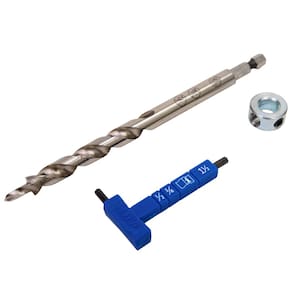 Broca de bolso Kreg KPHA308 Easy-Set com colar