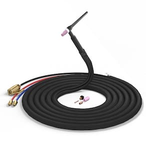 Tocha de soldagem TIG YESWELDER WP-20F Cabo 250A 8m refrigerado a água