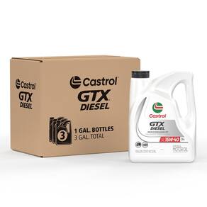 Óleo de motor Castrol GTX CK-4 15W-40 convencional 3x 3,78L