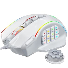 Mouse para jogos Redragon MMO UP 16.000 DPI 16 botões macro