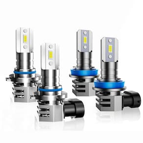 Lâmpadas de nevoeiro RCJ 9005/HB3 H11/H8/H9 6000K Cool White 12V (x4)