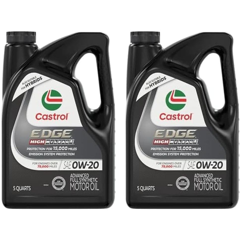 Óleo de motor Castrol Edge High Mileage 0W-20 totalmente sintético 5L