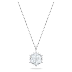 Colar Swarovski Magic Pingant Snowflake com cristais transparentes