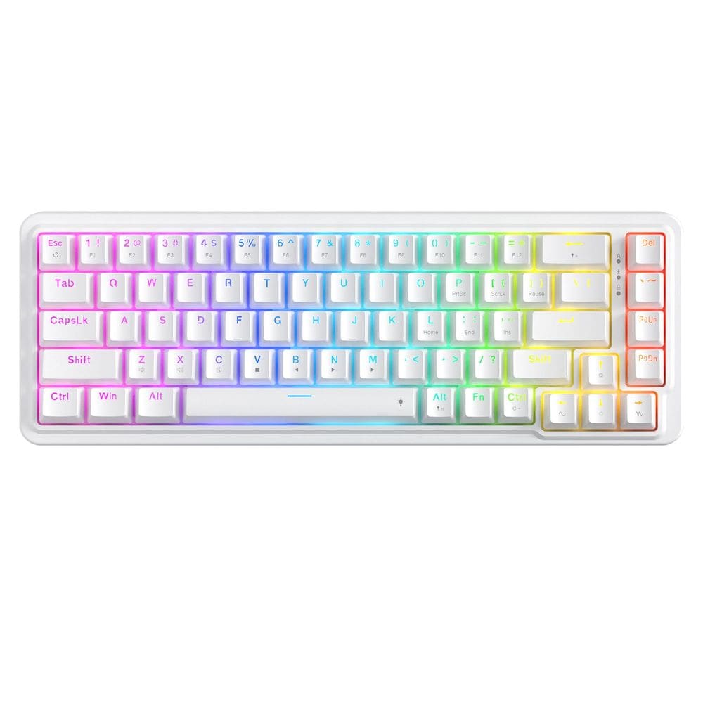 Teclado para jogos Redragon K709 65% de vedação com fio RGB 68 teclas