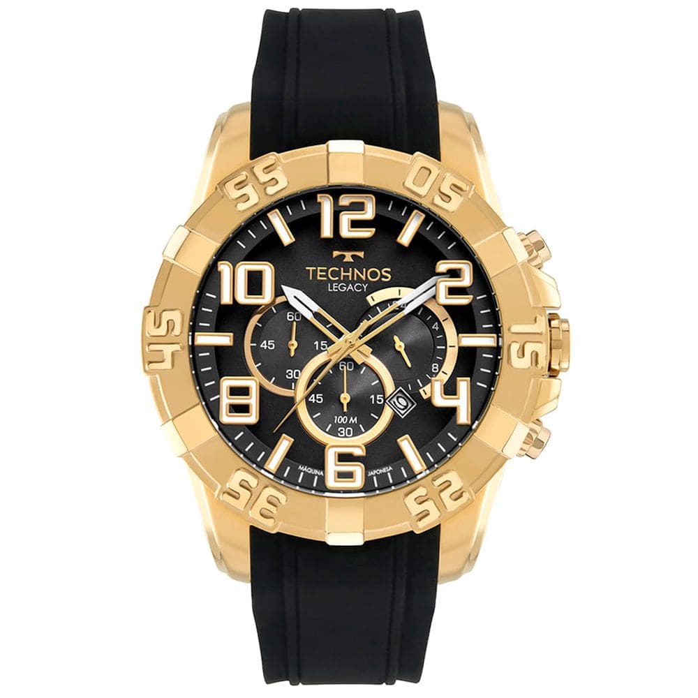 Relógio TECHNOS masculino Legacy dourado OS20IQU/2P