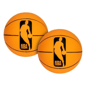 Espuma de basquete Franklin Sports NBA de 5 polegadas para crianças - pacote com 2