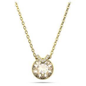 Colar Swarovski Bella V com pingente de cristal dourado