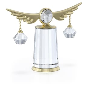 Estatueta Swarovski Zodiac Libra com metal dourado