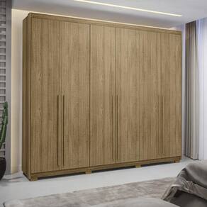 Guarda Roupa Casal 6 Portas 3 Gavetas Dubai Majestic