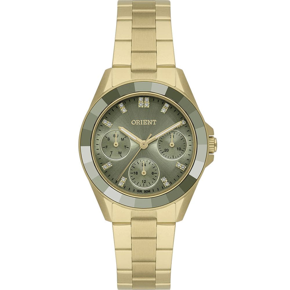 Relógio ORIENT dourado feminino FGSSM099 F1KX