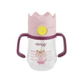 Copo de Transição com Canudo 240 ml Milky - Clingo